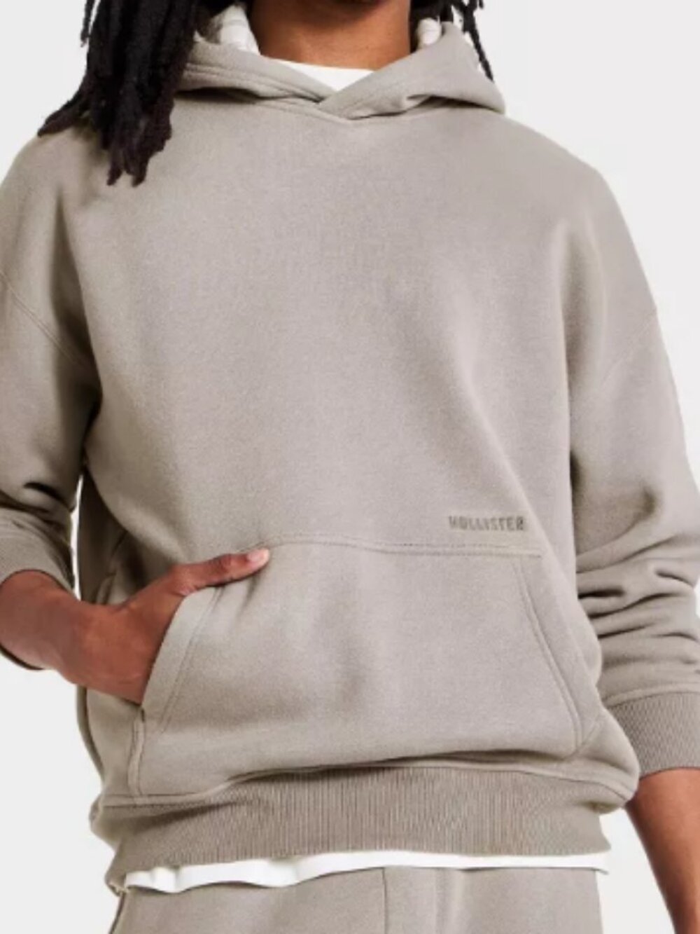 NEW Hollister Men's Fleece Gray XS Hoodie